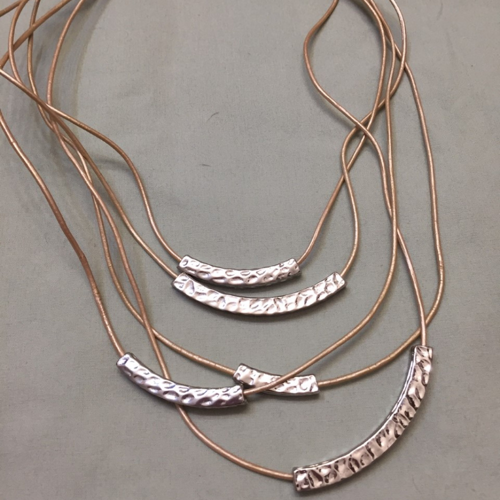Silver and Gold Necklace (item 171)